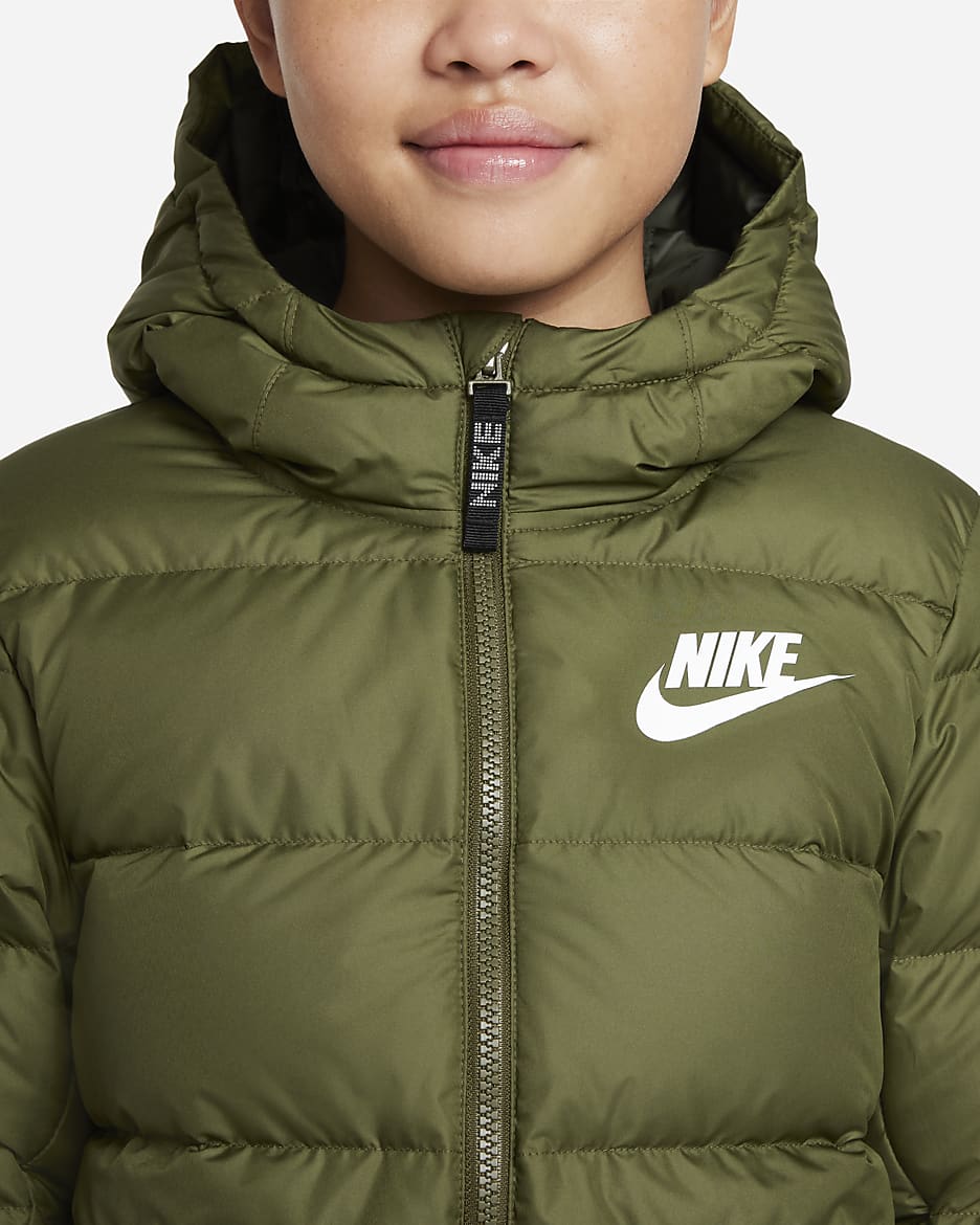 Nike Sportswear Therma FIT Big Kids Down Fill Jacket